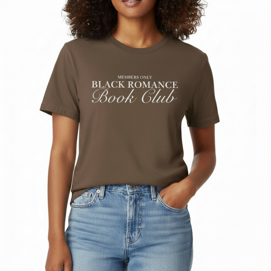 Black Rom Book Club Tee Printify