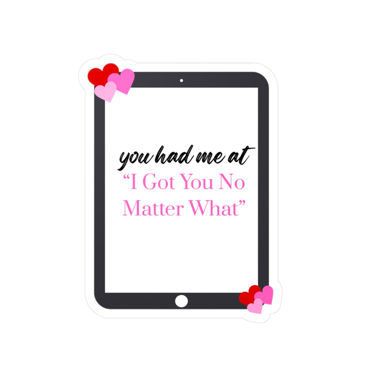 Black Romance Sticker Printify