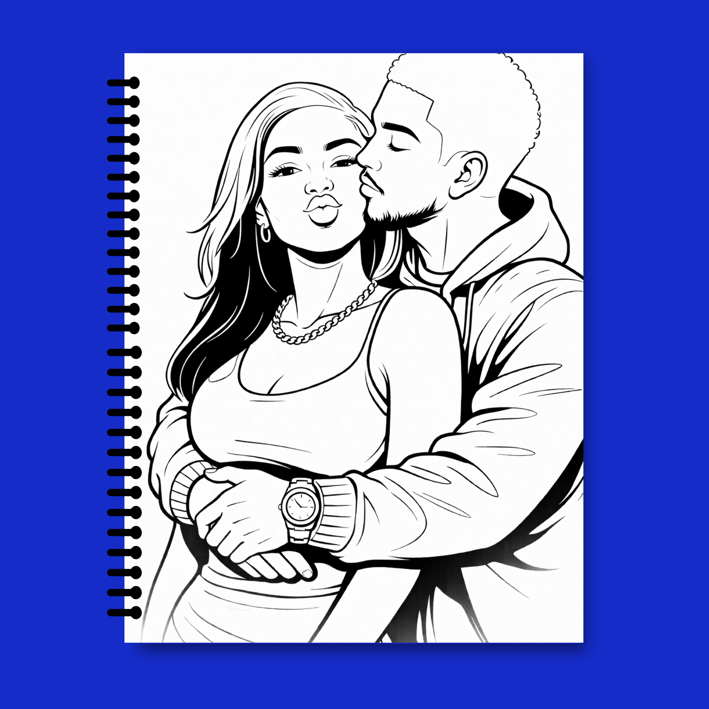Spiral Bound Relaxation Coloring Book (MMC Vol. 1) In Between The Spines