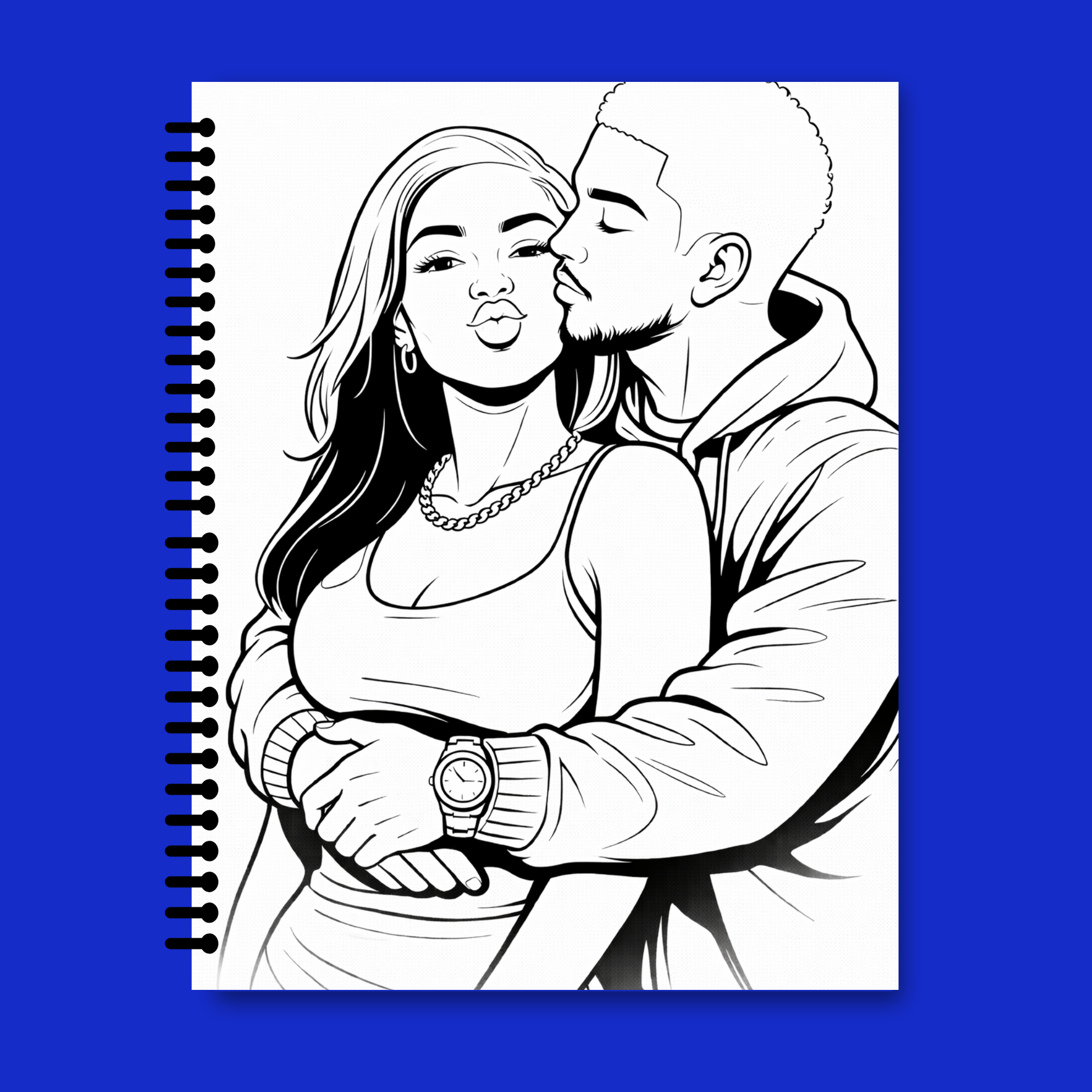 Spiral Bound Relaxation Coloring Book (MMC Vol. 1) In Between The Spines