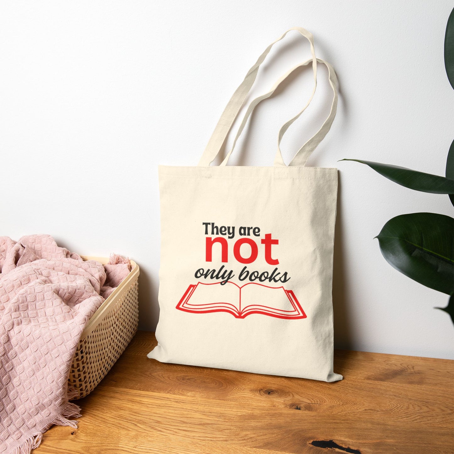 Not Only Books Tote Bag