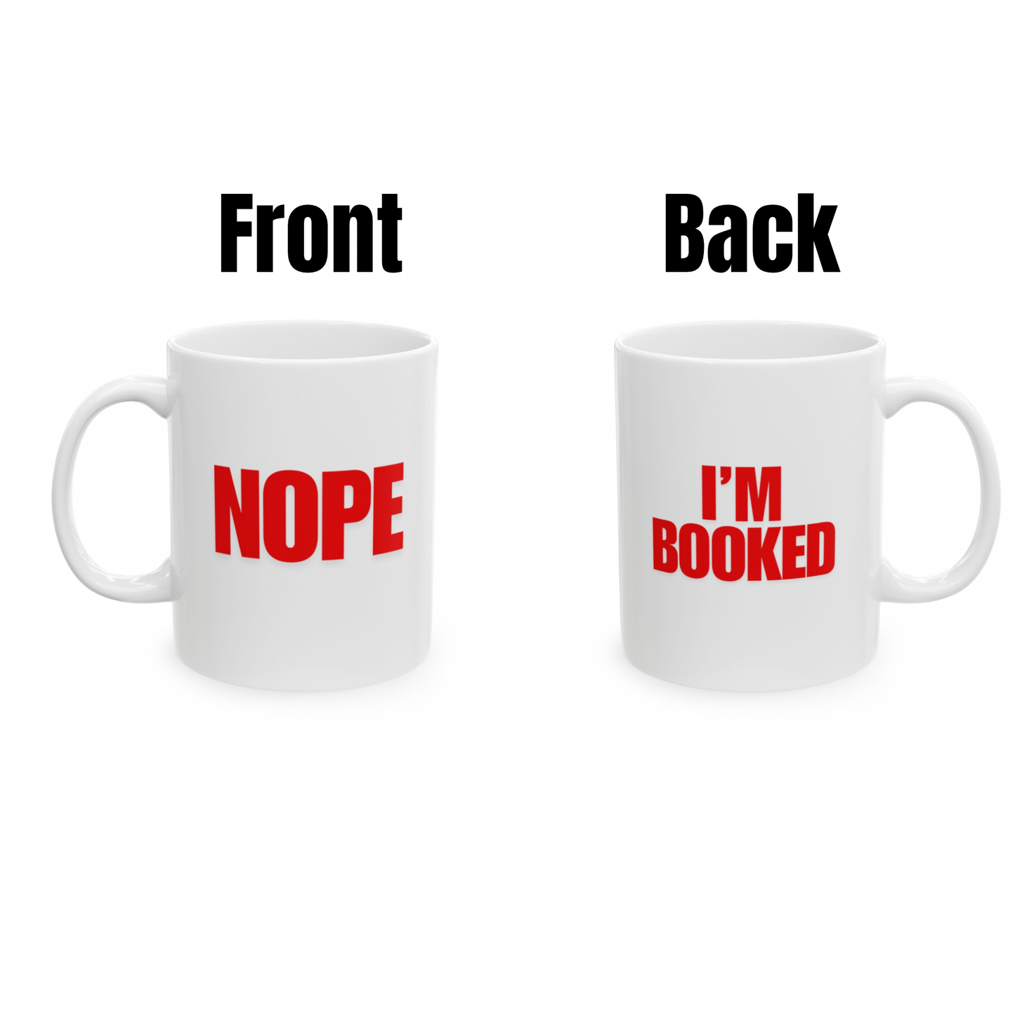 I’m Booked Mug (Red)