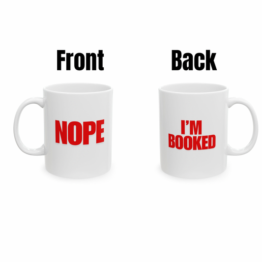 I’m Booked Mug (Red)