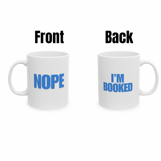 I’m Booked Mug (Blue)