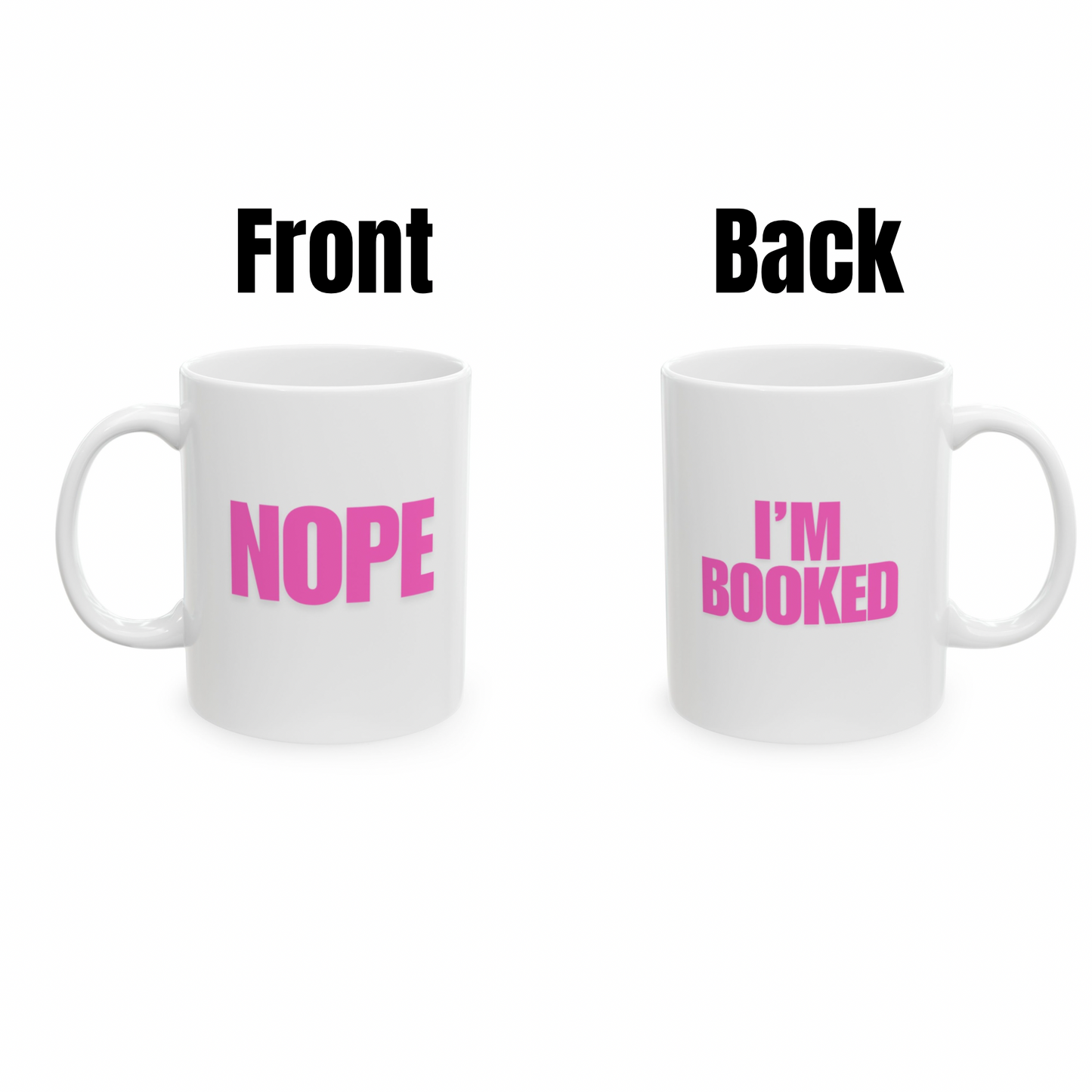 I’m Booked Mug (Pink)