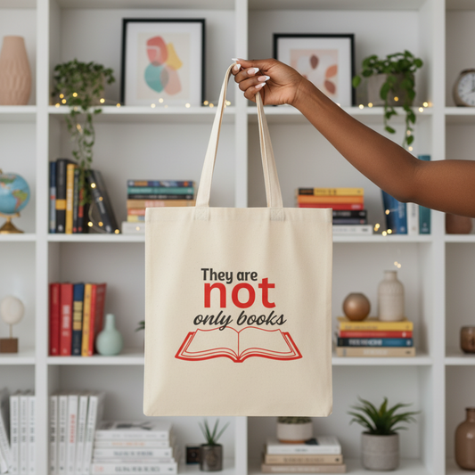 Not Only Books Tote Bag Printify