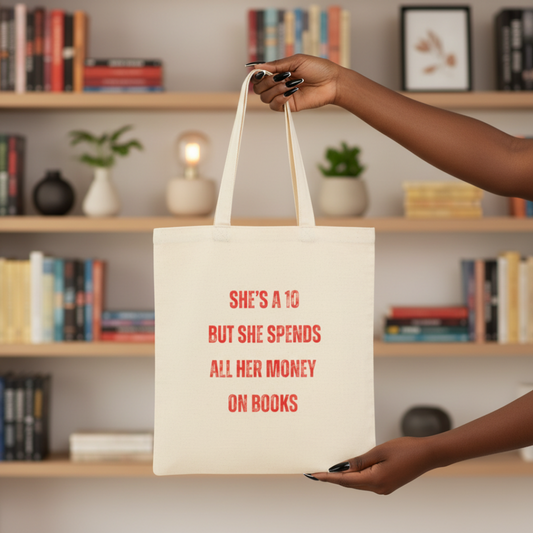 She’s A 10 Tote (Red) Printify