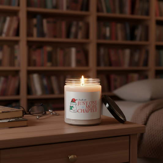 Smells Like… One More Chapter Candle Printify
