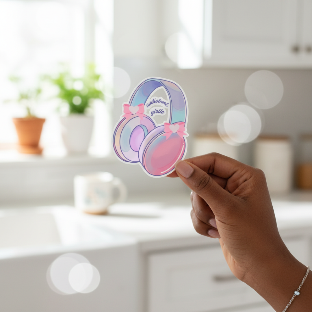 Audiobook Sticker Printify