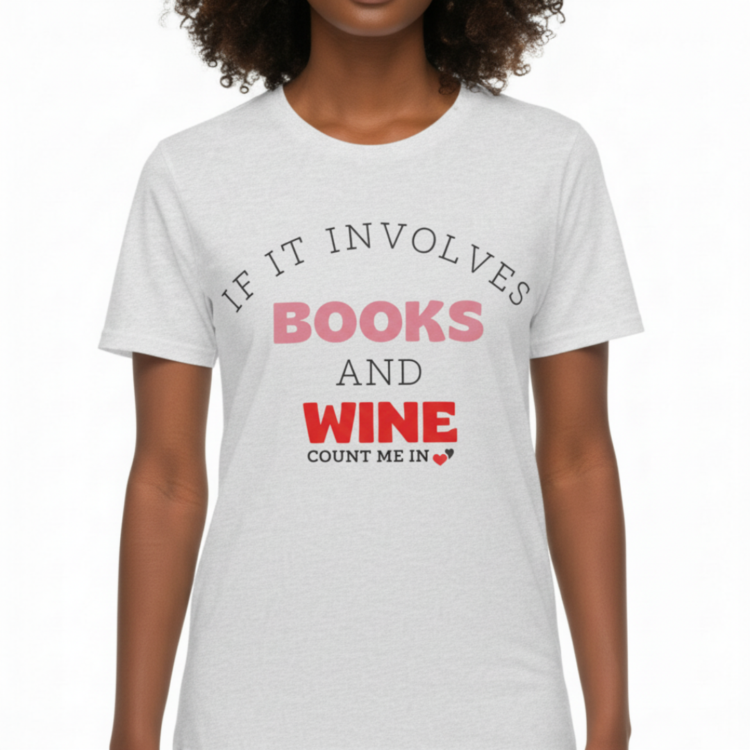 Books & Wine Shirt
