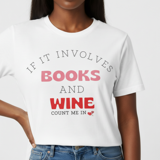 Books & Wine Shirt