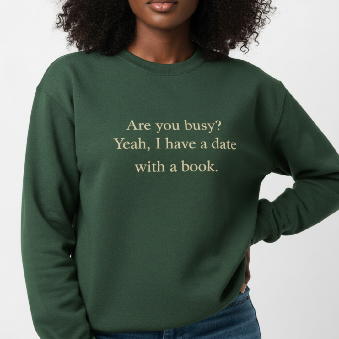 Date with a Book Sweatshirt