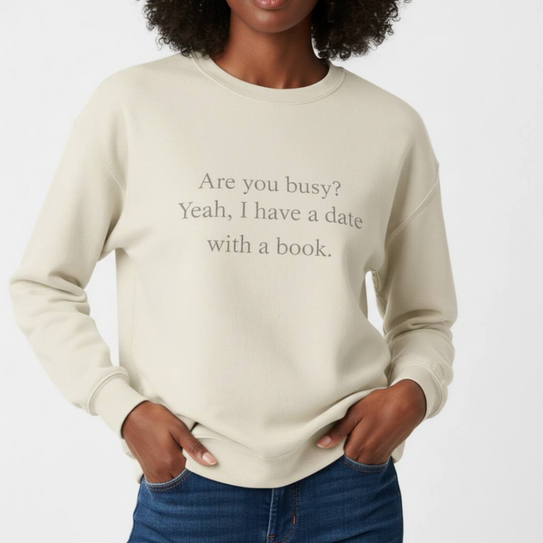 Date with a Book Sweatshirt
