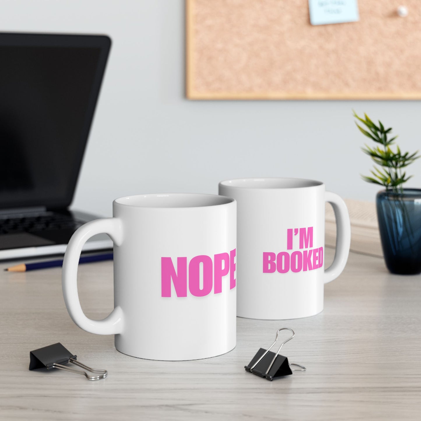 I’m Booked Mug (Pink)