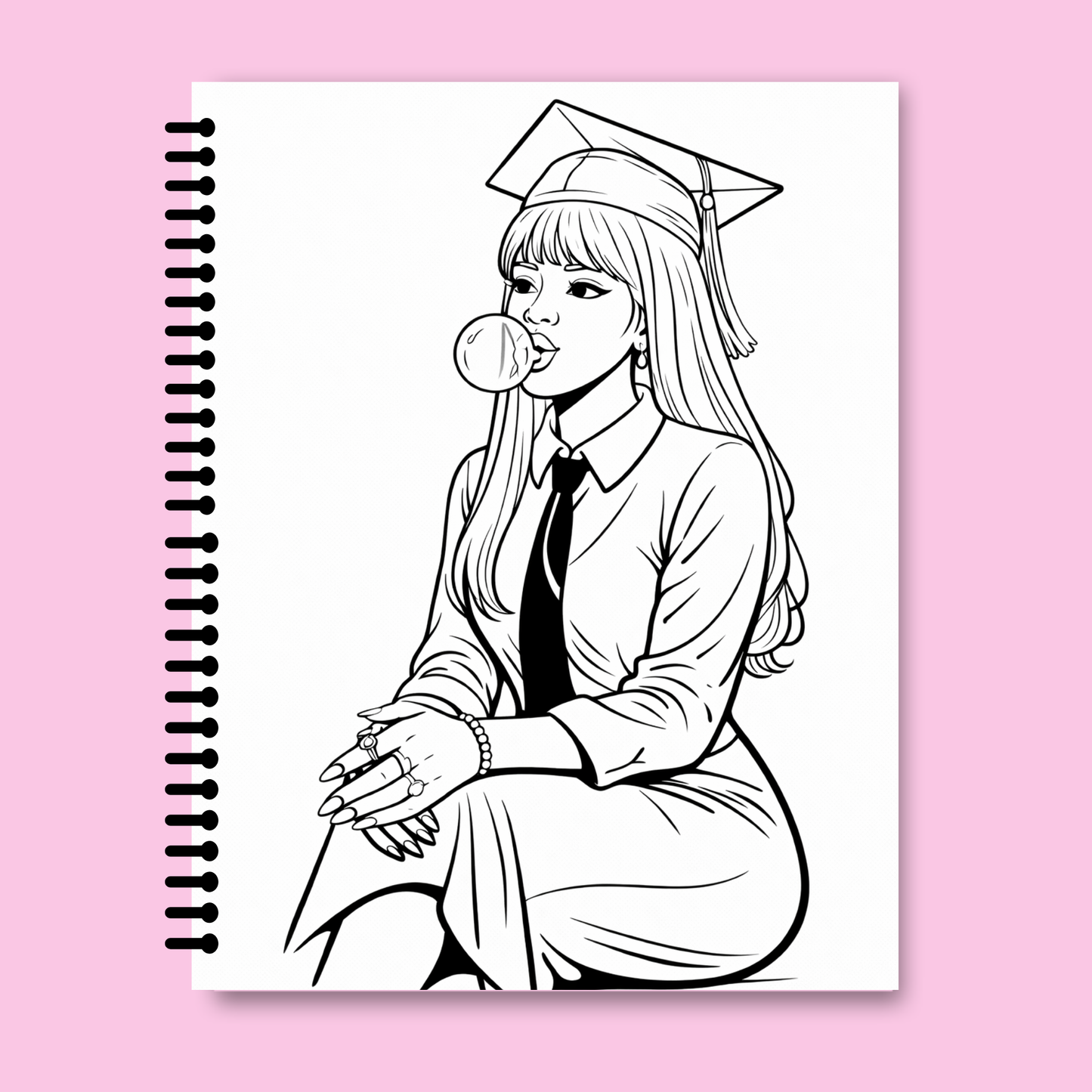The Self-Care Coloring Book for Your Main Character Era (FMC Vol.1) In Between The Spines
