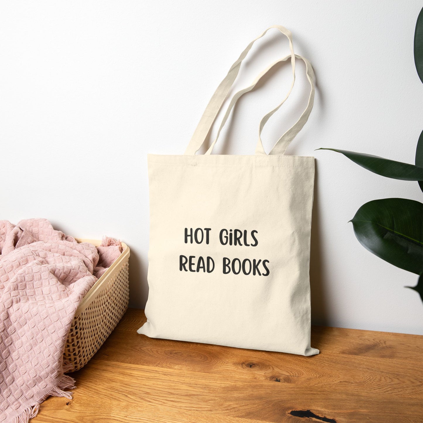 Hot Girls Read Books Tote Bag