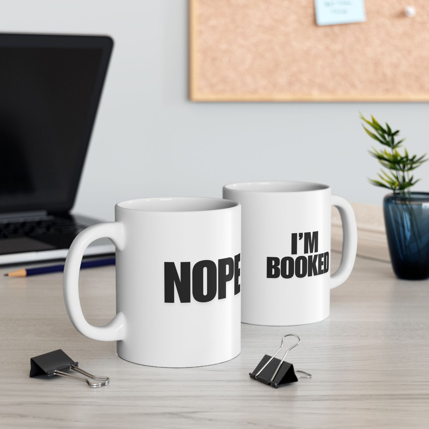 I’m Booked Mug (Black)