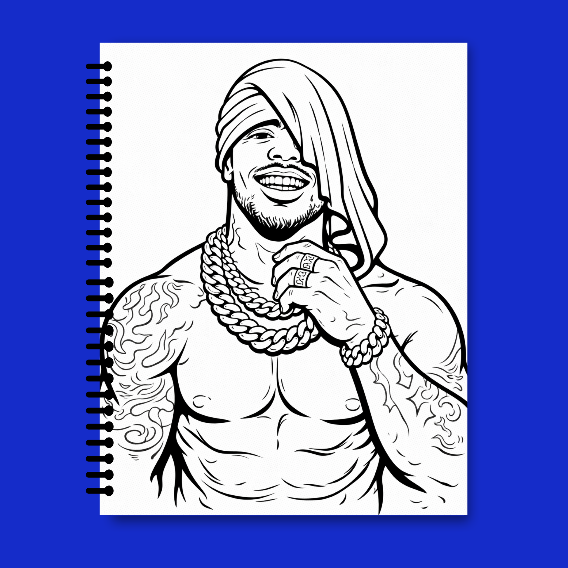 Spiral Bound Relaxation Coloring Book (MMC Vol. 1) In Between The Spines