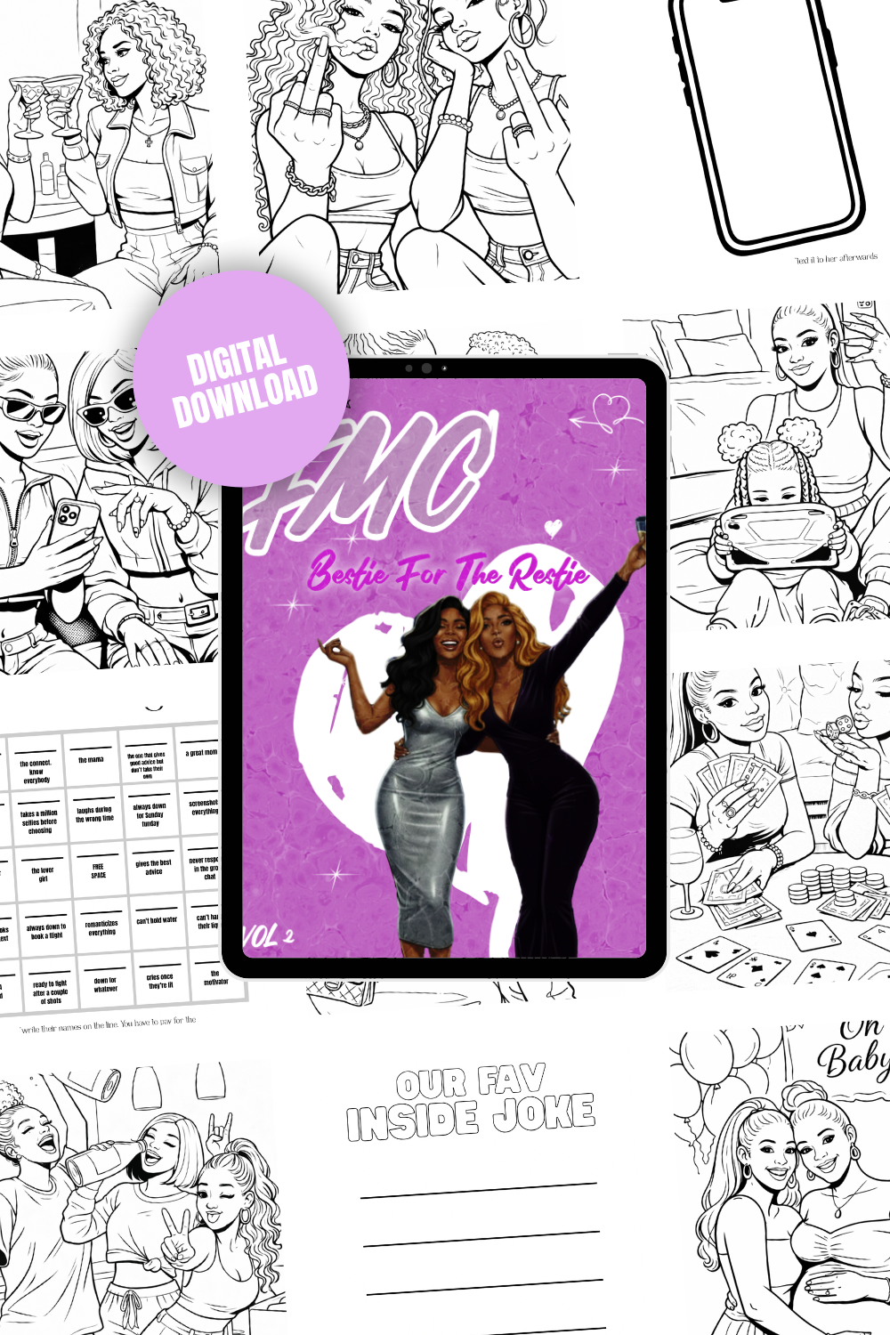 Bestie for the Restie Digital Download (FMC Vol.2) In Between The Spines